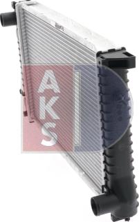 AKS Dasis 050960N - Radiator, engine cooling autospares.lv