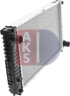 AKS Dasis 050960N - Radiator, engine cooling autospares.lv