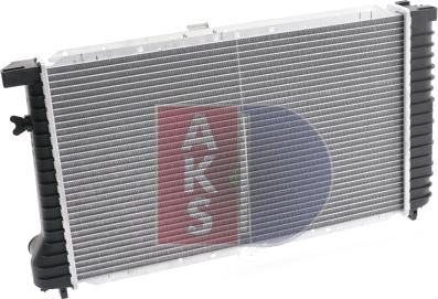 AKS Dasis 050960N - Radiator, engine cooling autospares.lv