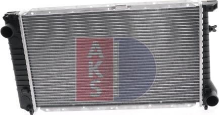 AKS Dasis 050960N - Radiator, engine cooling autospares.lv