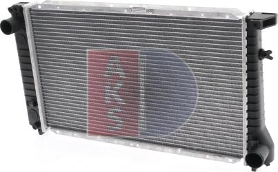 AKS Dasis 050960N - Radiator, engine cooling autospares.lv