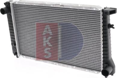 AKS Dasis 050960N - Radiator, engine cooling autospares.lv