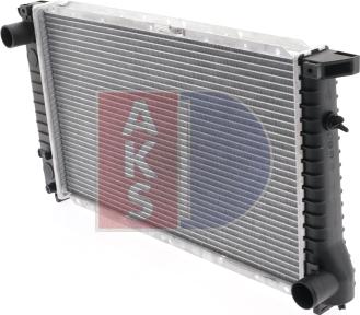 AKS Dasis 050960N - Radiator, engine cooling autospares.lv