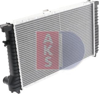 AKS Dasis 050960N - Radiator, engine cooling autospares.lv