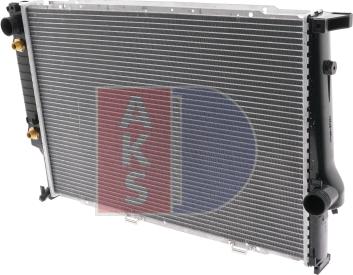 AKS Dasis 050900N - Radiator, engine cooling autospares.lv