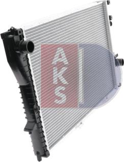 AKS Dasis 050930N - Radiator, engine cooling autospares.lv