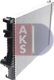 AKS Dasis 050930N - Radiator, engine cooling autospares.lv