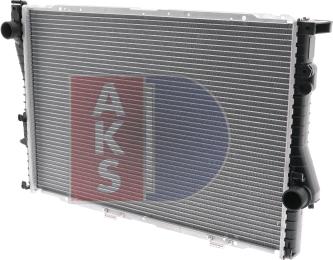 AKS Dasis 050930N - Radiator, engine cooling autospares.lv