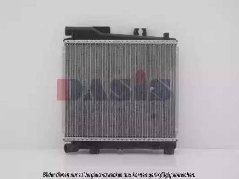 AKS Dasis 050580N - Radiator, engine cooling autospares.lv