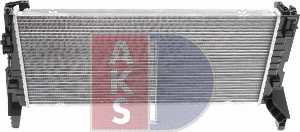 AKS Dasis 050092N - Radiator, engine cooling autospares.lv