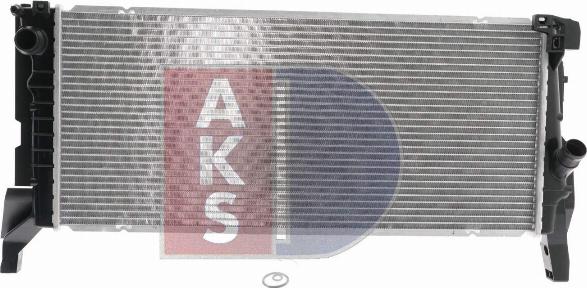 AKS Dasis 050092N - Radiator, engine cooling autospares.lv