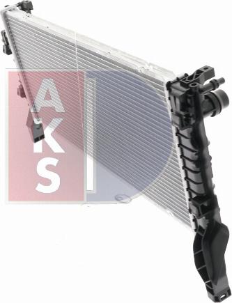 AKS Dasis 050092N - Radiator, engine cooling autospares.lv