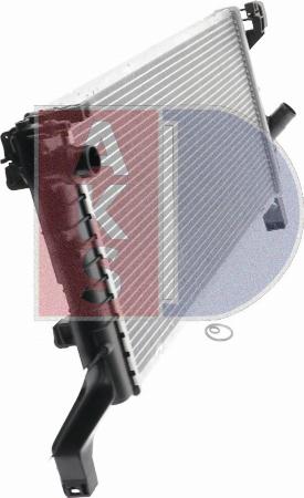 AKS Dasis 050092N - Radiator, engine cooling autospares.lv