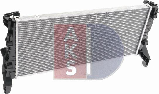 AKS Dasis 050092N - Radiator, engine cooling autospares.lv