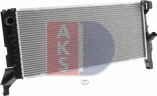 AKS Dasis 050092N - Radiator, engine cooling autospares.lv