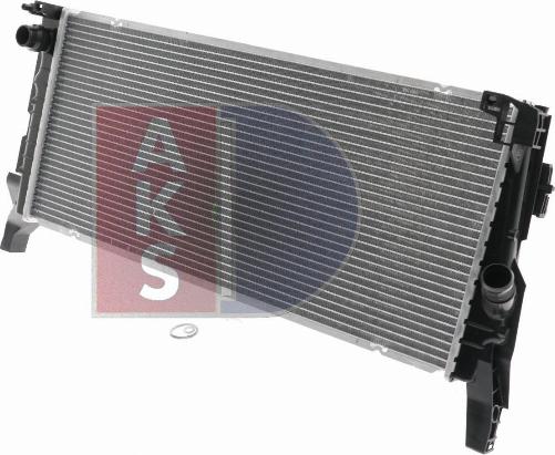 AKS Dasis 050092N - Radiator, engine cooling autospares.lv