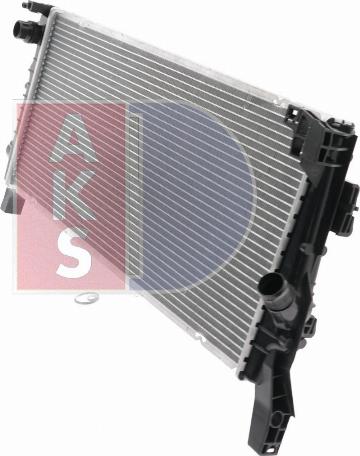 AKS Dasis 050092N - Radiator, engine cooling autospares.lv