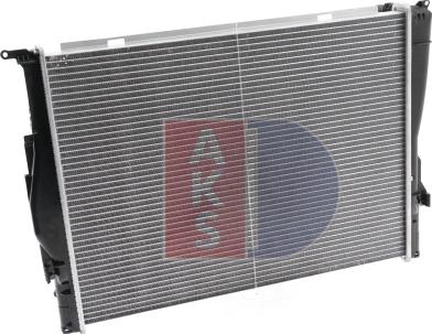 AKS Dasis 050043N - Radiator, engine cooling autospares.lv