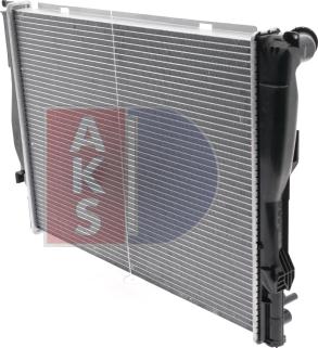 AKS Dasis 050043N - Radiator, engine cooling autospares.lv