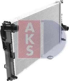 AKS Dasis 050067N - Radiator, engine cooling autospares.lv
