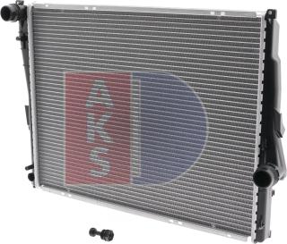 AKS Dasis 050004N - Radiator, engine cooling autospares.lv