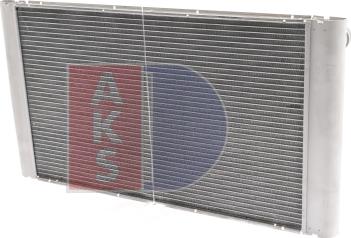 AKS Dasis 050014N - Radiator, engine cooling autospares.lv