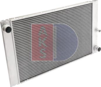 AKS Dasis 050014N - Radiator, engine cooling autospares.lv