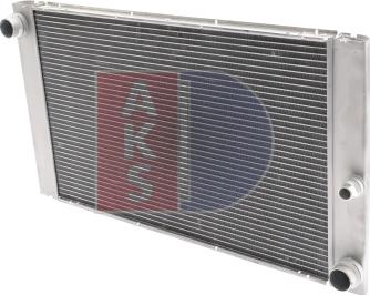 AKS Dasis 050014N - Radiator, engine cooling autospares.lv