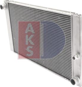 AKS Dasis 050014N - Radiator, engine cooling autospares.lv