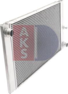 AKS Dasis 050014N - Radiator, engine cooling autospares.lv