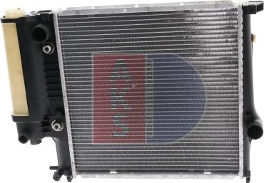 AKS Dasis 050016N - Radiator, engine cooling autospares.lv