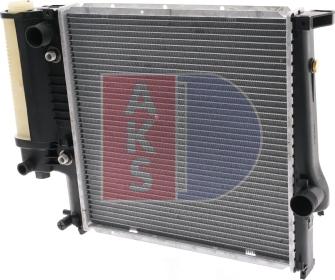 AKS Dasis 050016N - Radiator, engine cooling autospares.lv