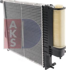 AKS Dasis 050016N - Radiator, engine cooling autospares.lv