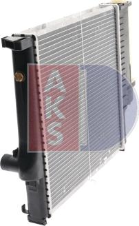 AKS Dasis 050016N - Radiator, engine cooling autospares.lv