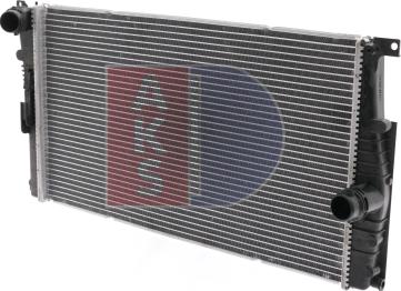 AKS Dasis 050073N - Radiator, engine cooling autospares.lv