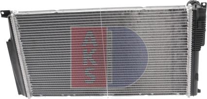 AKS Dasis 050073N - Radiator, engine cooling autospares.lv