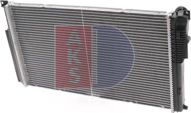 AKS Dasis 050073N - Radiator, engine cooling autospares.lv