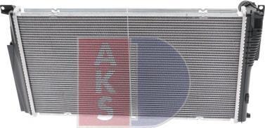 AKS Dasis 050072N - Radiator, engine cooling autospares.lv