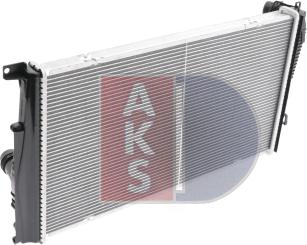 AKS Dasis 050072N - Radiator, engine cooling autospares.lv