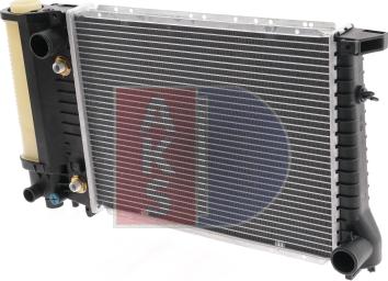 AKS Dasis 050860N - Radiator, engine cooling autospares.lv