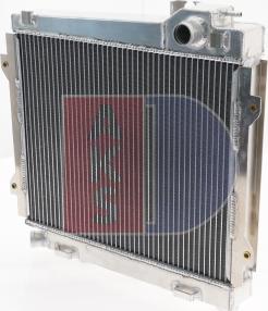 AKS Dasis 050350AL - Radiator, engine cooling autospares.lv