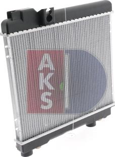 AKS Dasis 050350N - Radiator, engine cooling autospares.lv