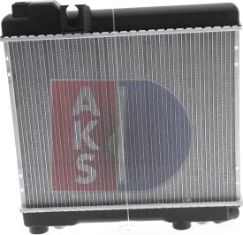 AKS Dasis 050350N - Radiator, engine cooling autospares.lv