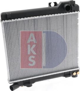 AKS Dasis 050350N - Radiator, engine cooling autospares.lv