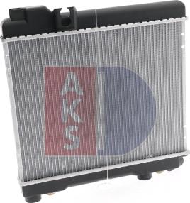 AKS Dasis 050350N - Radiator, engine cooling autospares.lv