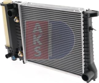 AKS Dasis 050790N - Radiator, engine cooling autospares.lv