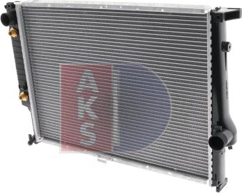 AKS Dasis 050760N - Radiator, engine cooling autospares.lv