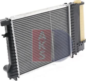 AKS Dasis 050780N - Radiator, engine cooling autospares.lv