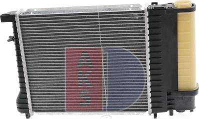 AKS Dasis 050780N - Radiator, engine cooling autospares.lv