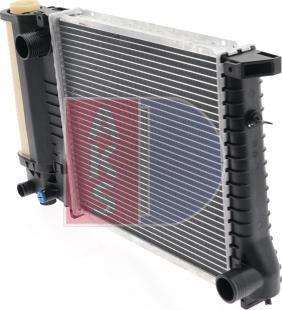 AKS Dasis 050780N - Radiator, engine cooling autospares.lv